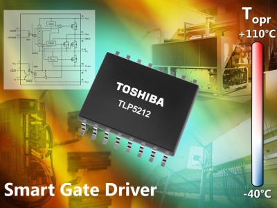 Toshiba выпускает сильноточный оптоизолированный интеллектуальный драйвер для управления затворами IGBT и MOSFET