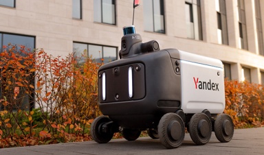 «Яндекс» запустил доставку роботами в жилых рай...