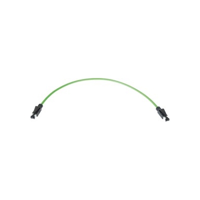 09457511125, Cat5 Straight Male RJ45 to Straight Male RJ45 Ethernet Cable, U/FTP, Green PVC Sheath, 3m