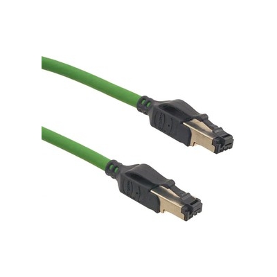 09457711123, Cat5 Ethernet Cable, RJ45 to RJ45, U/FTP Shield, Green PVC Sheath, 1.5m