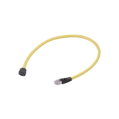 09 48 261 2749 010, Industrial Ethernet Cable, PVC, 10Gbps, CAT6a, RJ45 Plug / ix Industrial® Type A, 1m
