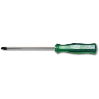 1412-02 STUBBY Отвёртка короткая крестовая, PZ 2 x 25 мм, пластиковая ручка