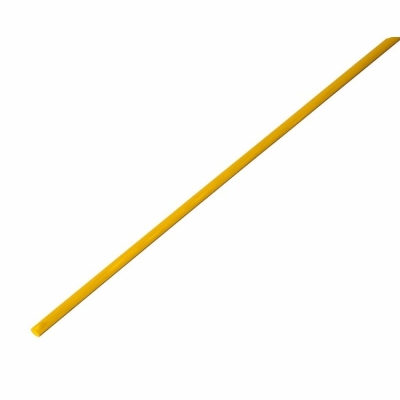 20-1502 Трубка термоусаживаемая ТУТ нг 1,5/0,75мм, желтая, упаковка 50 шт. по 1м REXANT(кр.50шт)