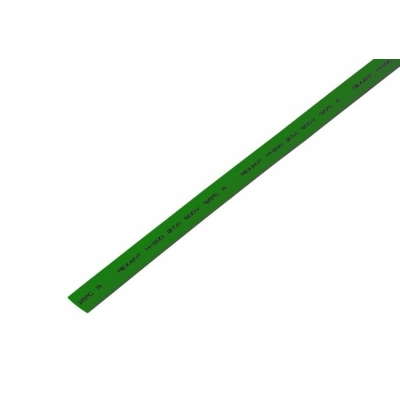 20-7003 Трубка термоусаживаемая ТУТ нг 7,0/3,5мм, зеленая, упаковка 50 шт. по 1м REXANT(кр.50шт)