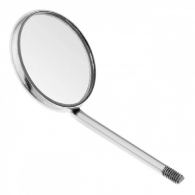 3243-22М Зеркало: Mouth Mirror стоматологическое с увеличением, 22 мм, без ручки