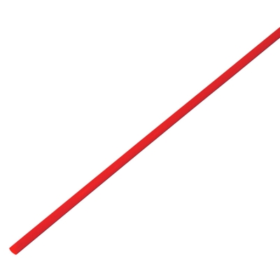 55-0204 Трубка термоусаживаемая ТУТ 2,0/1,0мм, красная, упаковка 50 шт. по 1м, PROconnect(кр.50ш