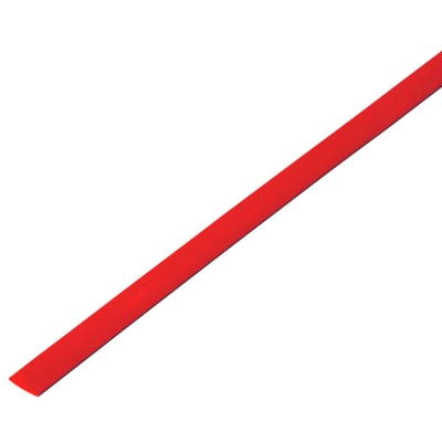 55-0604 Трубка термоусаживаемая ТУТ 6,0/3,0мм, красная, упаковка 50 шт. по 1м, PROconnect(кр.50ш