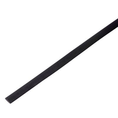 55-0806 Трубка термоусаживаемая ТУТ 8,0/4,0мм, черная, упаковка 50 шт. по 1м, PROconnect(кр.50шт