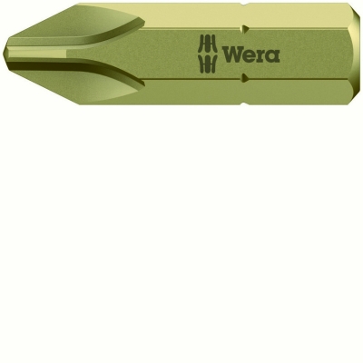 851/1 AH PH бита, сверхтвёрдая, острые грани, шестигранник по всей длине, 1/4" C6.3, PH 1 x 25 мм