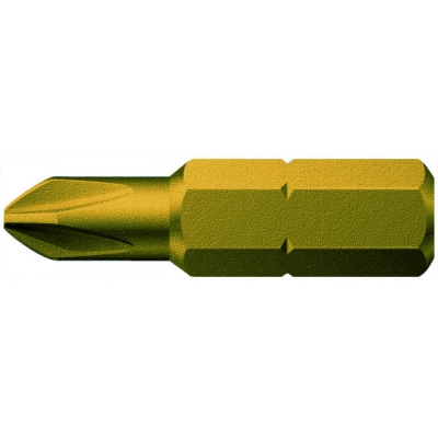 851/1 A PH бита, сверхтвёрдая, острые грани, 1/4" C6.3, PH 3 x 25 мм
