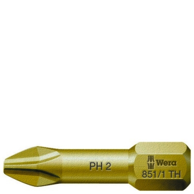851/1 TH PH бита торсионная, сверхтвёрдая, 1/4" C6.3, PH 3 x 25 мм