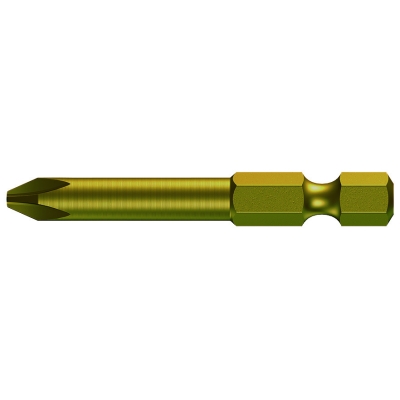 851/4 A PH бита, сверхтвёрдая, острые грани, 1/4" E6.3, PH 1 x 70 мм
