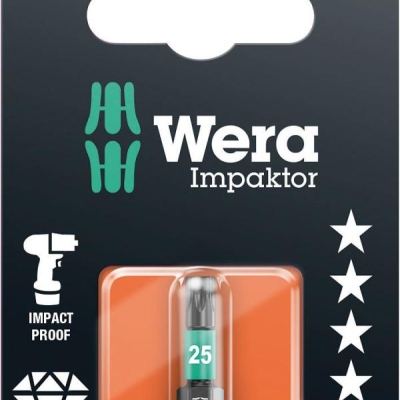 867/1 IMP DC Impaktor TORX SB бита ударная, алмаз, 1/4" C6.3, TX 25 x 25 мм