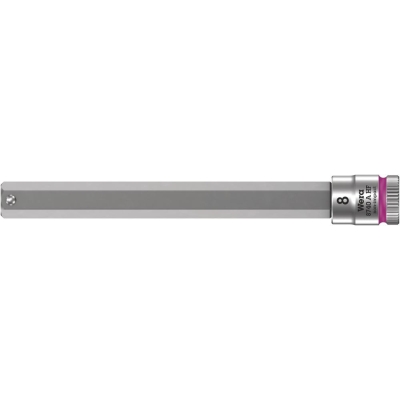 8740 A Hex-Plus HF Zyklop Головка торцевая с вставкой-битой с внешним шестигранником, 1/4", с фиксацией, 8 x 100 мм