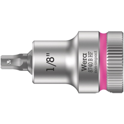 8740 B Hex-Plus HF Zyklop Головка торцевая с вставкой-битой с внешним шестигранником, 3/8", с фиксацией, 1/8" x 35 мм