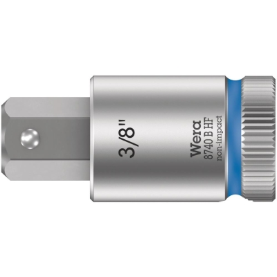 8740 B Hex-Plus HF Zyklop Головка торцевая с вставкой-битой с внешним шестигранником, 3/8", с фиксацией, 3/8" x 38.5 мм