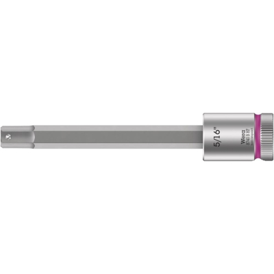 8740 B Hex-Plus HF Zyklop Головка торцевая с вставкой-битой с внешним шестигранником, 3/8", с фиксацией, 5/16" x 100 мм