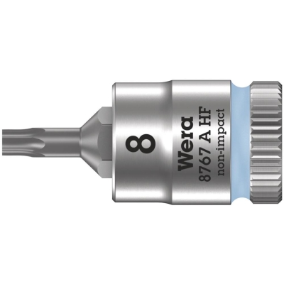 8767 A HF TORX Zyklop Головка торцевая с вставкой-битой, 1/4", TX 8 x 28 мм, с фиксацией