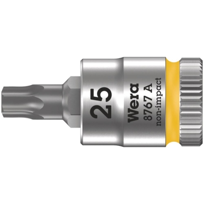 8767 A TORX Zyklop Головка торцевая с вставкой-битой, 1/4", TX 25 x 28 мм