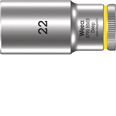 8790 HMB Deep Головка торцевая 6-гранная, 3/8", глубокая, 22 x 64 мм