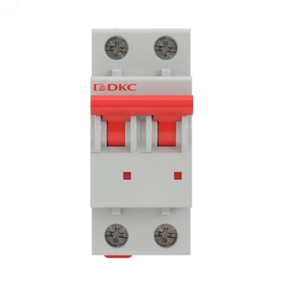 Автоматический выключатель модульный YON MD63 2P 10А C 6kA MD63-2C10-6