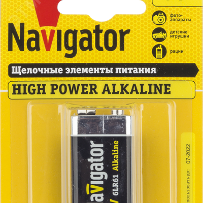 Батарейка NBT-NE-6LR61-BP1 крона 17005