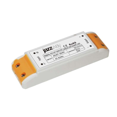 Блок питания для светодиодной ленты 36Вт 0.67А-0.28А 12В IP20 PPS CVP 12036 пластик 1016355