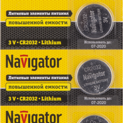 Элемент питания литиевый CR2032 94 765 NBT-CR2032-BP5 94765