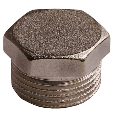 GENERAL FITTINGS 3/4″, наружная резьба никель, заглушка (51097-S-3/4)