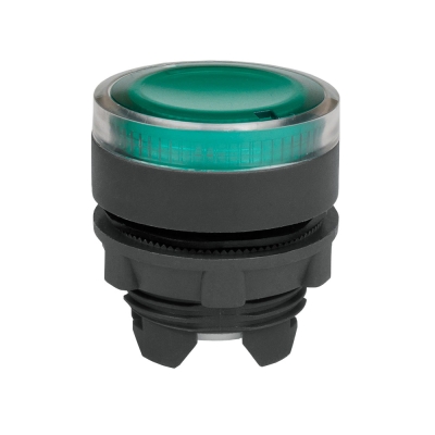 Головка кнопки OptiSignal D22 A5-PL-3 с подсветкой зеленая пластик ZB5AW333 332306