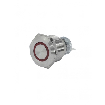 GQ22-L-11E/R/S, красный, металл, 1C1NO1NC, цилиндр, d22мм, IP65 (ЭТ)