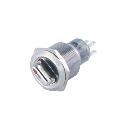 GQ22-L-11X/33/S, металл, 1НО+1НЗ, на 3 положения без фиксации I-О-II, d22мм, IP40 (ЭТ)