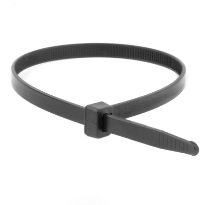 Хомут кабельный 7.6х250 полиамид черн. 25325SR