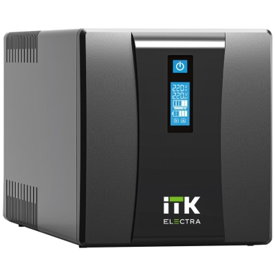 ITK ELECTRA ET ИБП 1,2кВА/720Вт с АКБ 2х7AH USB Schuko (кр.1шт)