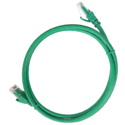 ITK Коммутационный шнур (патч-корд), кат.5Е UTP, 5м, зеленый (кр.1шт) [PC02-C5EU-5M]