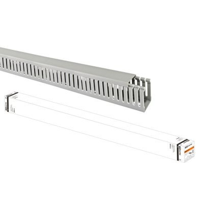 Кабель-канал перфорированный 25х40 перфорация 6/7мм (40 м) SQ0410-0009