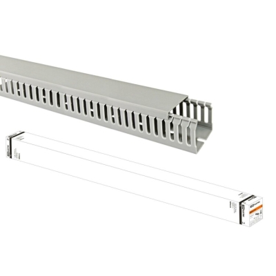 Кабель-канал перфорированный 25х80 перфорация 6/8мм (20 м) SQ0410-0022
