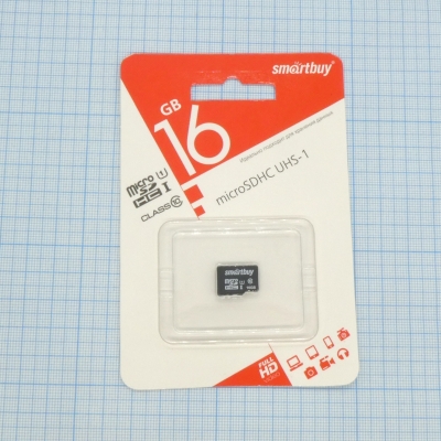 Карта памяти MicroSDHC 16GB 10 класс