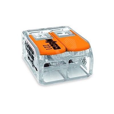 Клемма 2-проводная 0.5-6мм2 221-612