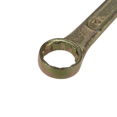 Ключ комбинированный 12 мм, желтый цинк, REXANT
