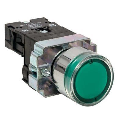 Кнопка BA31 с подсветкой 24В зеленая NO PROxima xb2-bw31-24