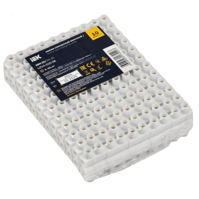 Колодка клеммная ЗВИ-20 н/г 4-10кв.мм 12 пар UZV4-020-06