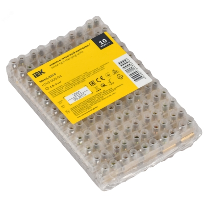 Колодка клеммная ЗВИ-5 1.5-4кв.мм 12 пар ПВХ полиэтилен IEK UZV3-005-04