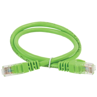 Коммутационный шнур (патч-корд), кат.6 UTP, LSZH, 2м, зел. PC02-C6UL-2M
