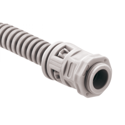 Коннектор для гофрированной трубы (32мм.) (10шт.) Plast kn-t-32