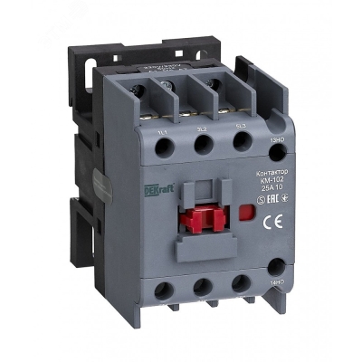 Контактор КМ-102 25А 230В AC АС3 АС4 11 21922DEK