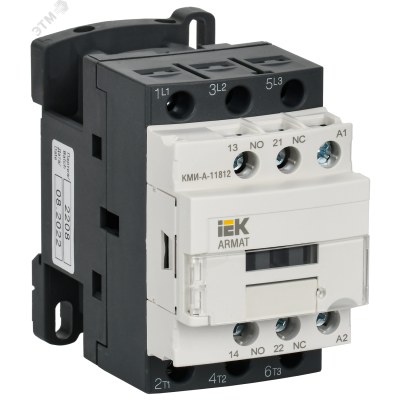 Контактор КМИ-А-11812 LC1D 18А кат. 230В AC 1НО+1НЗ AC-3 AR-ACC-11-018-230-11