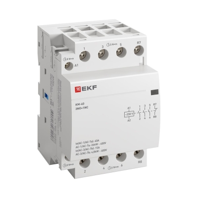Контактор модульный КМ 40А 3NО+NC (3 мод.) km-3-40-31