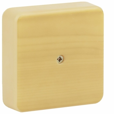 Коробка распаячная 75х75х20 (без клеммы) сосна IP40 (100/3000) Б0031179