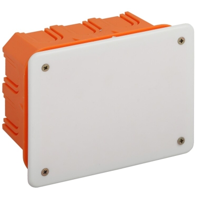 Коробка распаячная KRT 120х92х70мм для твердых стен, саморез., крышка IP20 (56/504) Б0047258